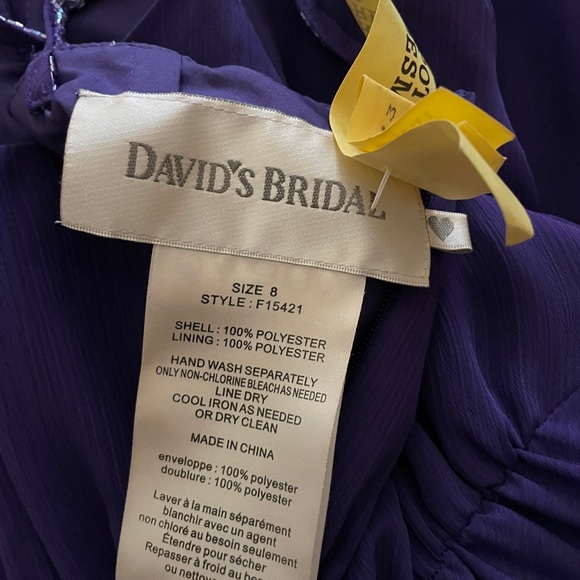 Purple Cocktail Dress - Picture 7 of 7